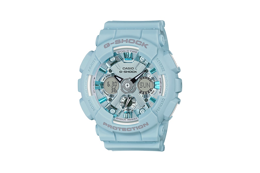 G-Shock S Series Pastel Color Watch Collection Light Blue