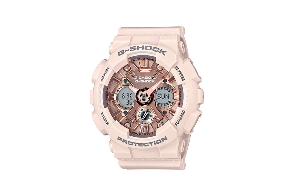 G-Shock S Series Pastel Color Watch Collection Pink Rose Gold