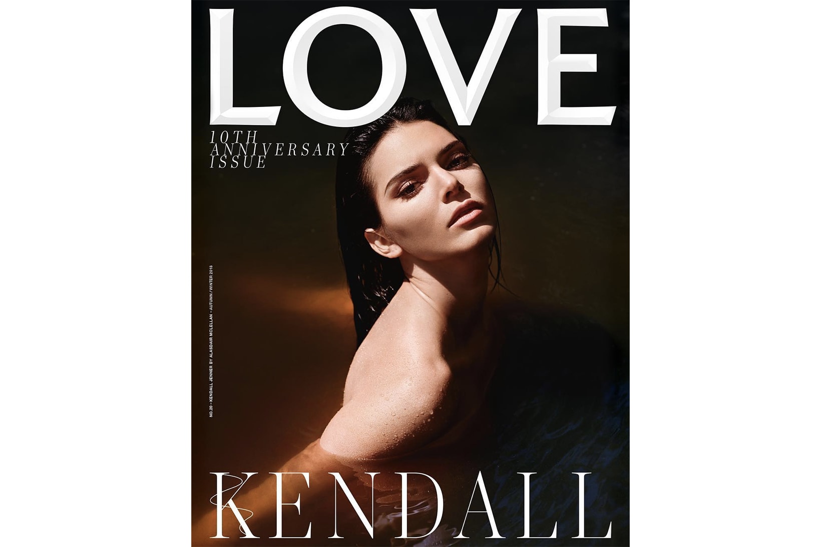 Gigi Hadi Kendall Jenner LOVE Magazine Cover 10th Anniversary Issue Katie Grand Mikael Jansson Alasdair McLellan