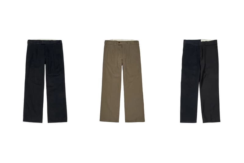 Gosha Rubchinskiy Fall/Winter 2018 Second Drop Trousers Black Green Navy