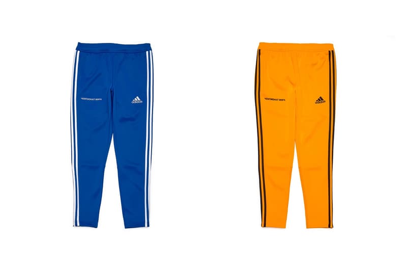 Gosha Rubchinskiy Fall/Winter 2018 Second Drop Sweatpants Blue Orange