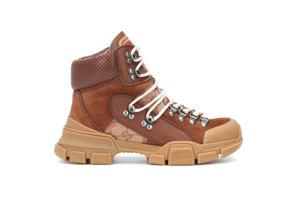 Gucci Flashtrek GG High-Top Sneaker Beige