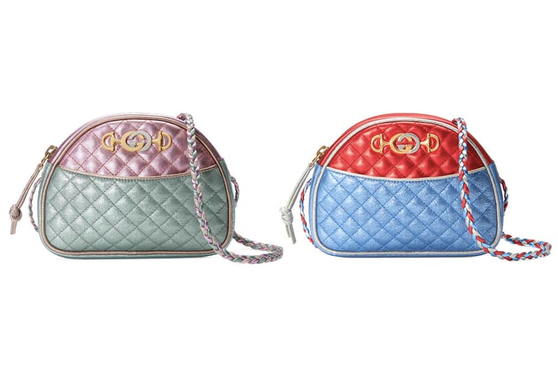 metallic gucci bag