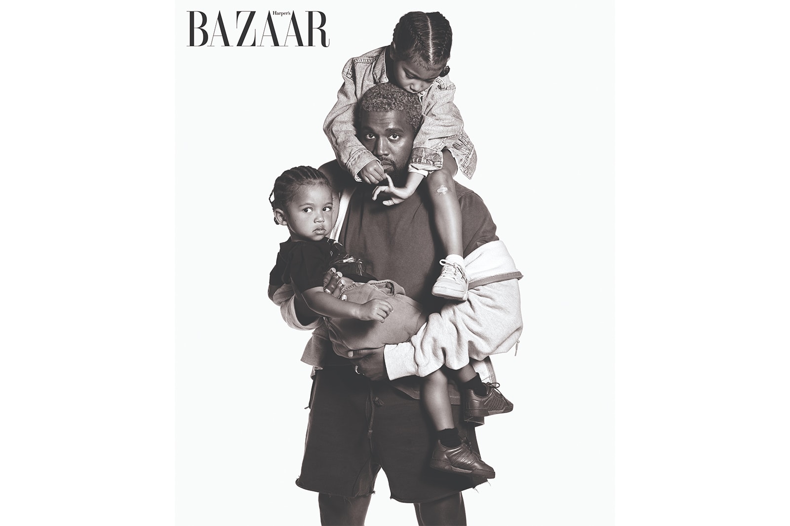 Kanye North Saint West Cover Harper's Bazaar September Icons Issue 2018 Carine Roitfeld Mario Sorrenti