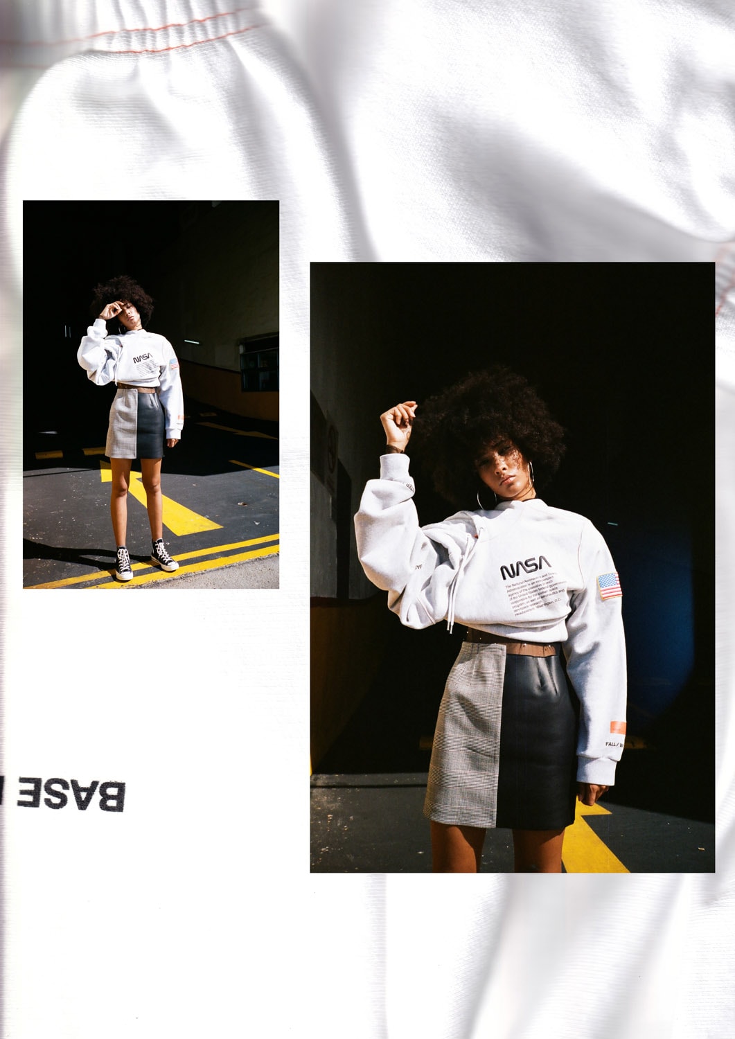 Heron Preston Fall/Winter 2018 Editorial HBX HBXWM Streetwear Collection Bag Hoodie Sweatshirt