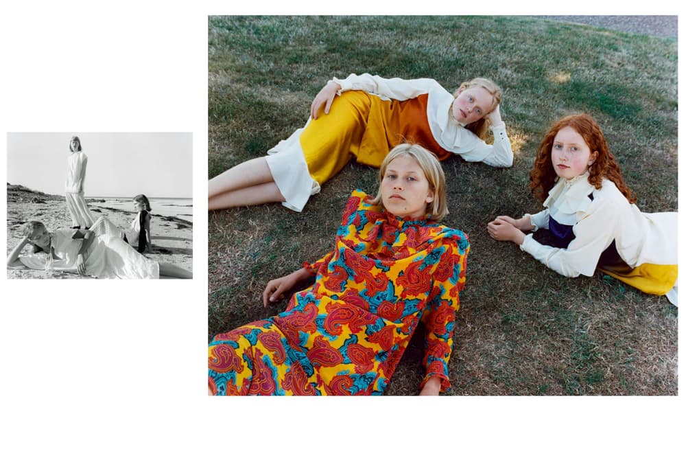 JW Anderson Fall/Winter 2018 Campaign Julie Greve Dresses Yellow Red White