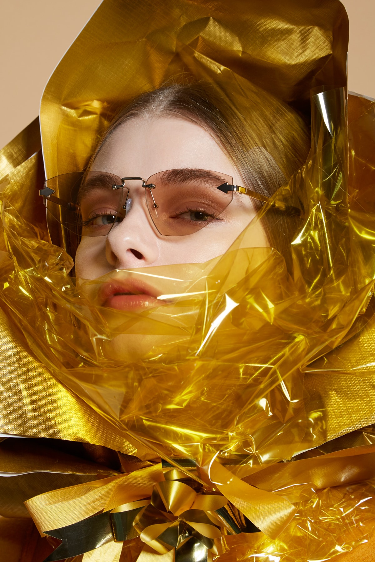 Karen Walker Sunglasses Capsule Collection Heartache Gold With Crazy Tort