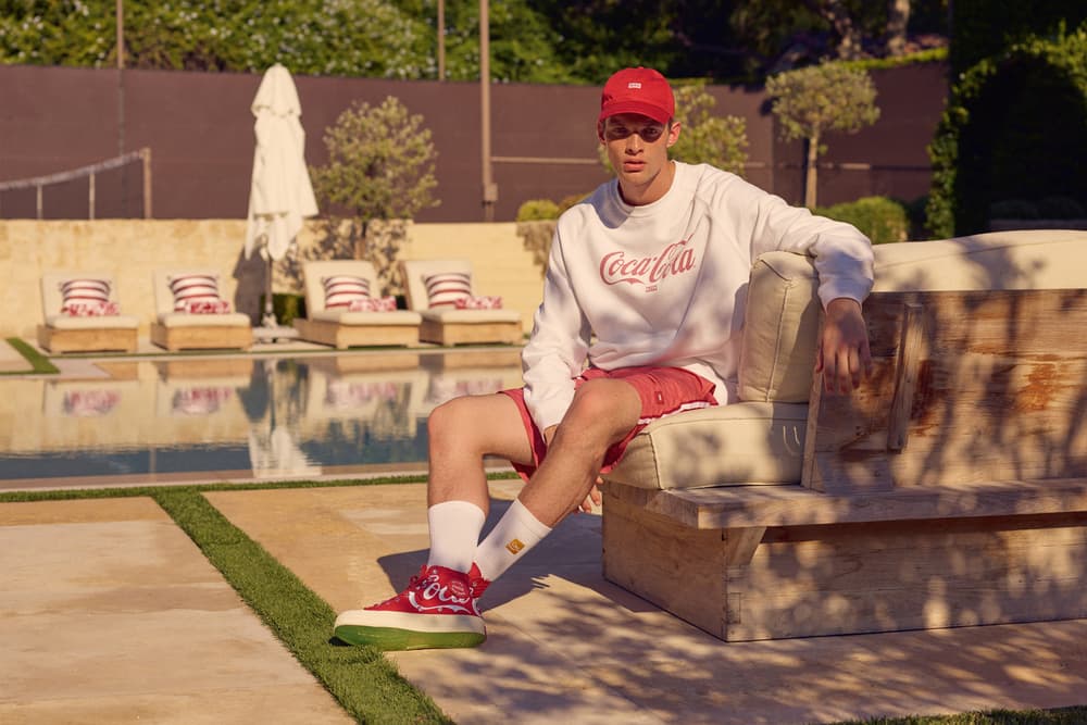 KITH x Coca Cola 2018 Collection Long Sleeve Shirt White Converse Chuck Taylor '70 Hat Red