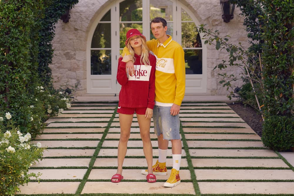 KITH x Coca Cola 2018 Collection Long Sleeve Shirt Converse Chuck Taylor '70 Yellow Hat Red
