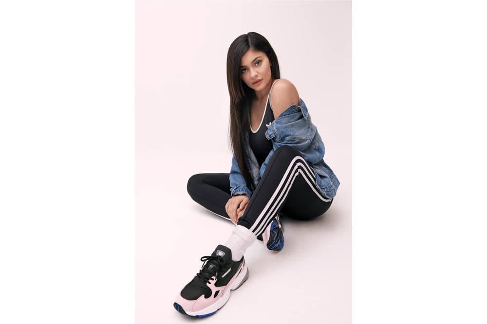 Kylie Jenner adidas Originals Dorf Runner Pink