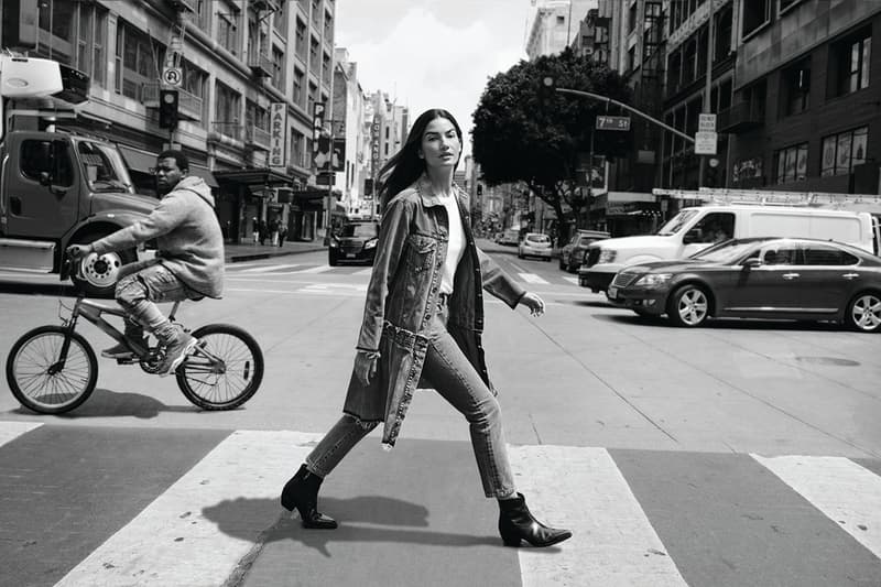 Levis Made & Crafted Fall/Winter 2018 Lookbook Lily Aldridge Campaign Collection Denim