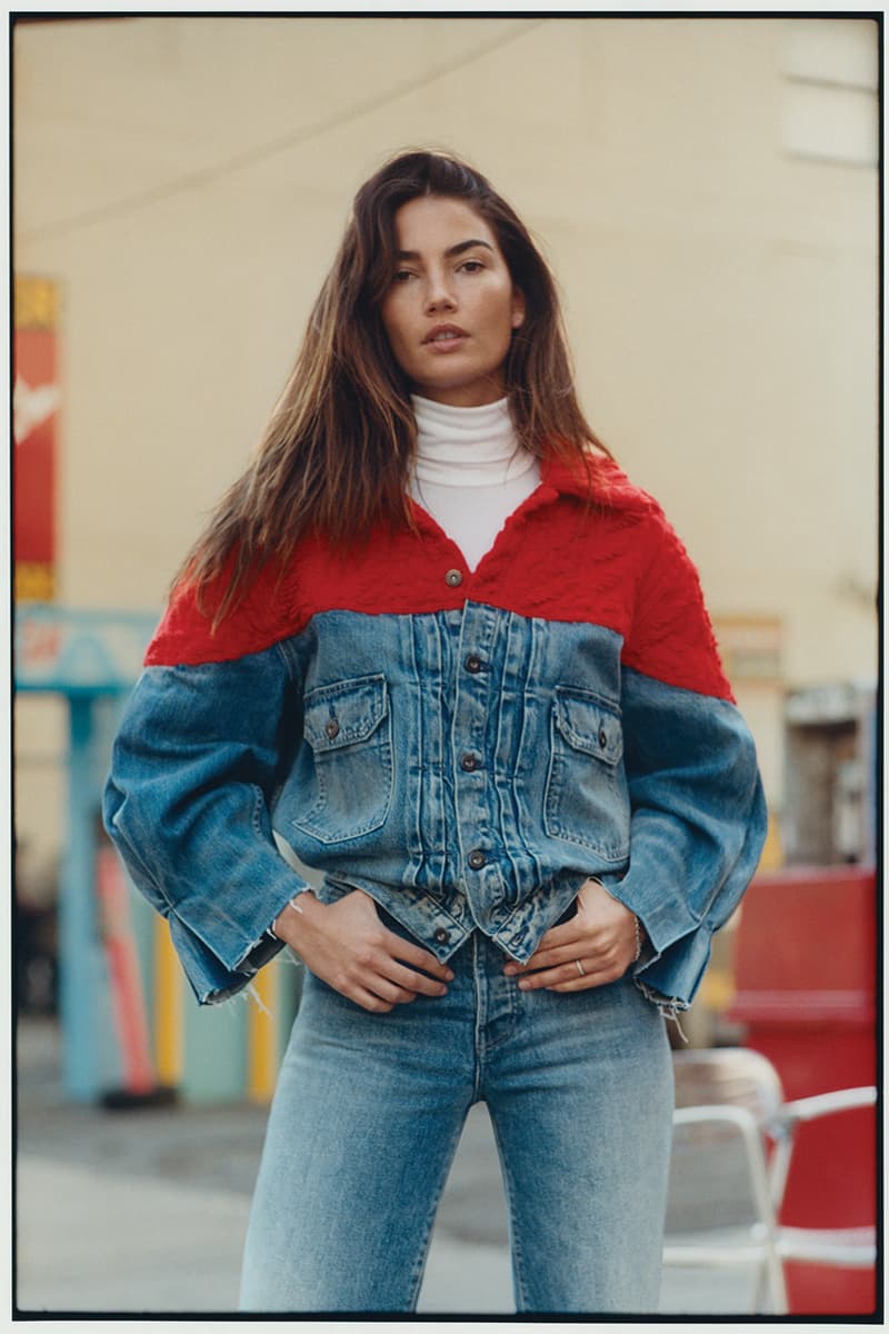 Levis Made & Crafted Fall/Winter 2018 Lookbook Lily Aldridge Campaign Collection Denim