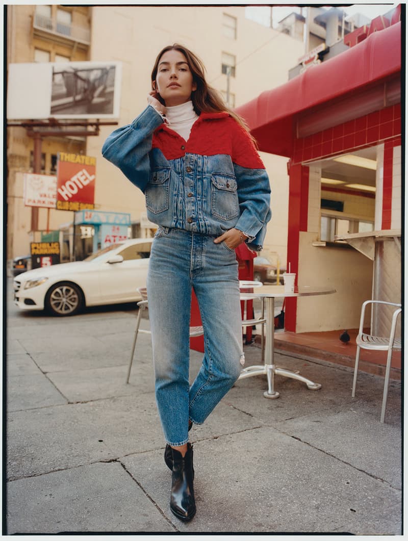 Levis Made & Crafted Fall/Winter 2018 Lookbook Lily Aldridge Campaign Collection Denim