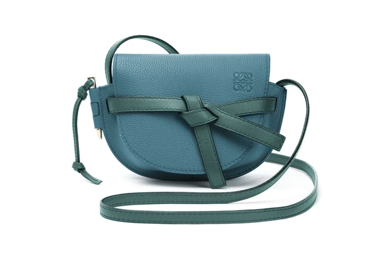 Loewe Mini Gate Bag Blue