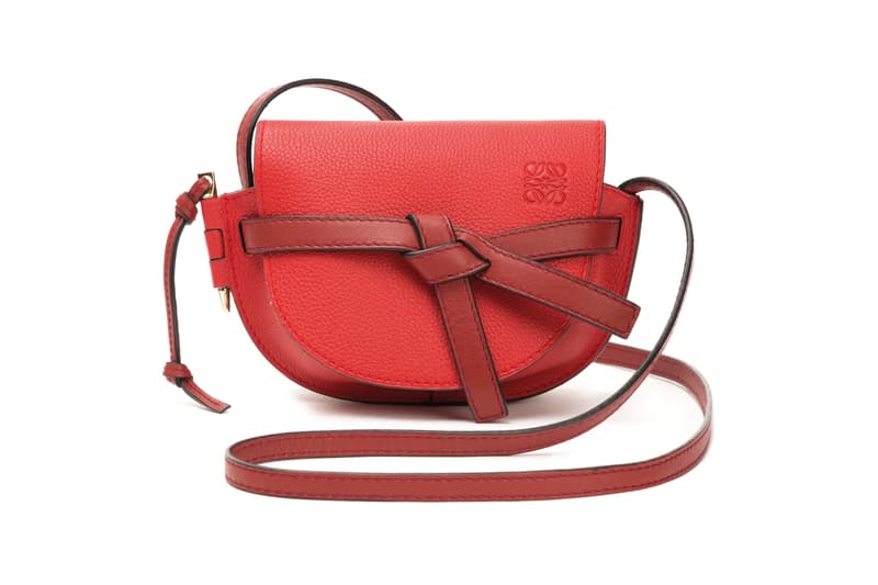 Loewe Mini Gate Bag Red