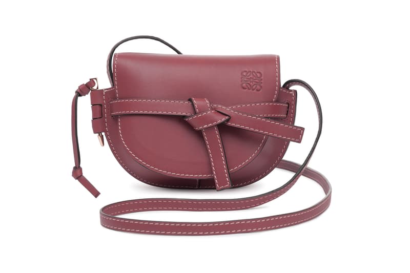 Loewe Mini Gate Bag Wine