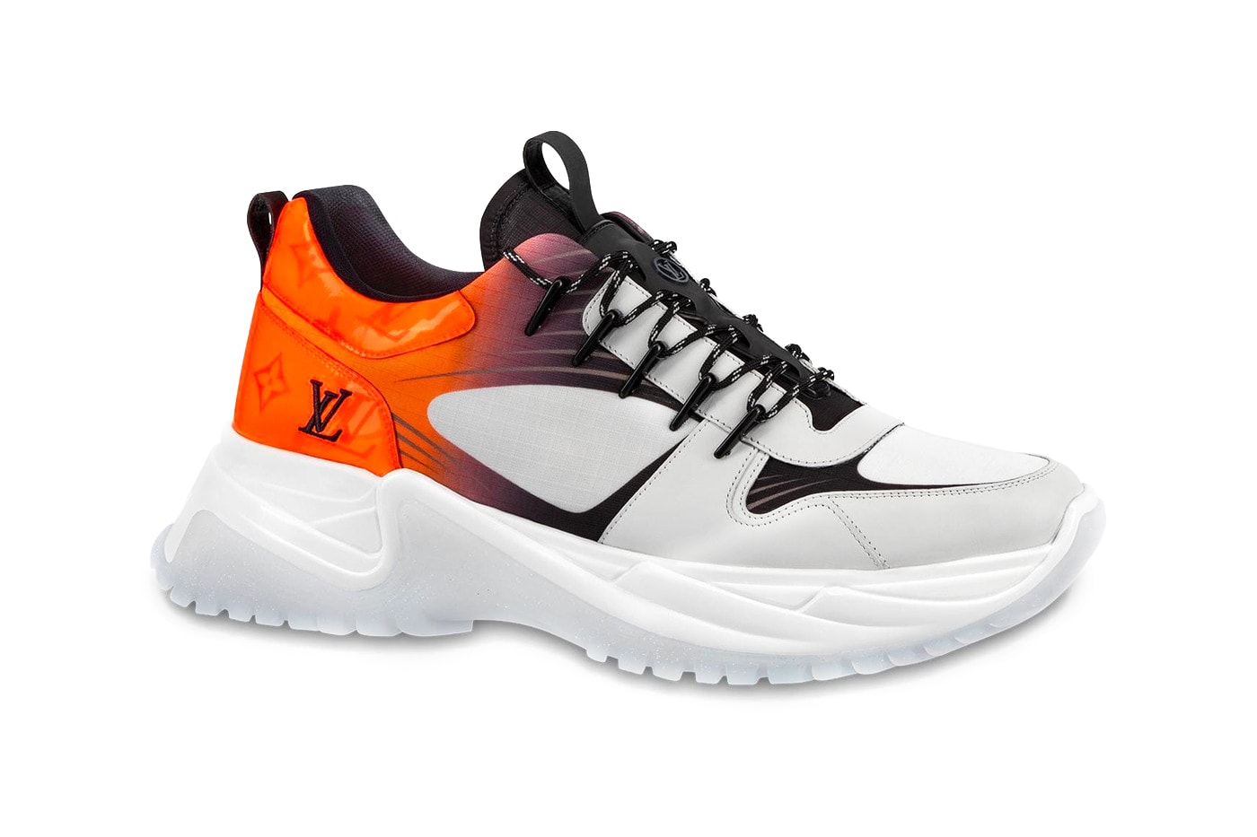 Louis Vuitton Run Away Pulse Sneaker Monogram Fluo Canvas Orange