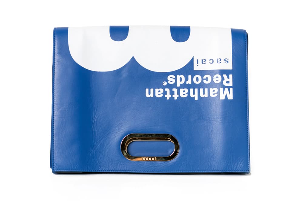 Manhattan Records x Sacai Leather Handbag Teal