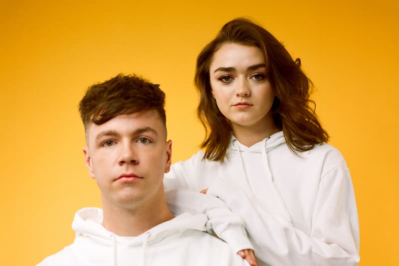 Maisie Williams Dom Santry Hoodie White