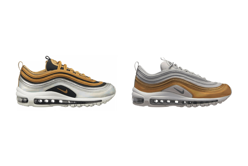 Nike's Air Max 97 SE Pack Fuses "Silver Bullet" and "Metallic Gold"