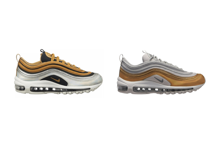 Nike's Air Max 97 SE Pack Fuses "Silver Bullet" and "Metallic Gold"