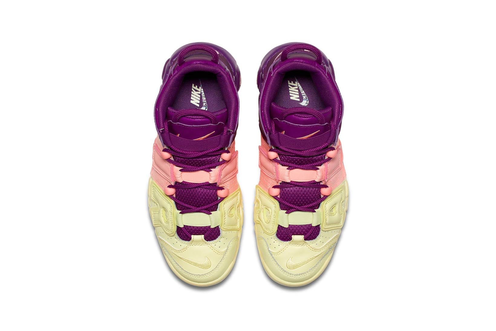 Nike Air More Uptempo in Pink, Purple 