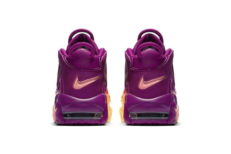 Nike Air More Uptempo Pink Bright Purple Citron