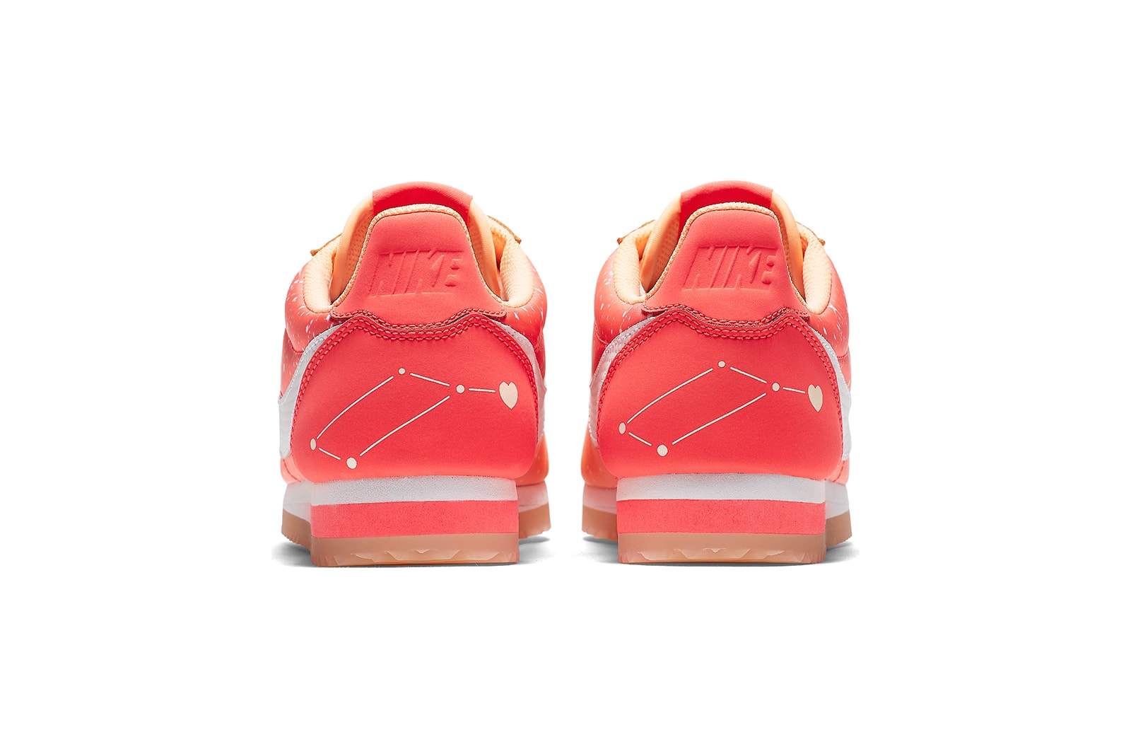 Nike Qixi Chinese Valentine's Day Cortez Classic Nylon Couple Peach Pink Constellation