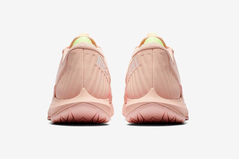 nikecourt nike air zoom zero peach tennis us open pastel