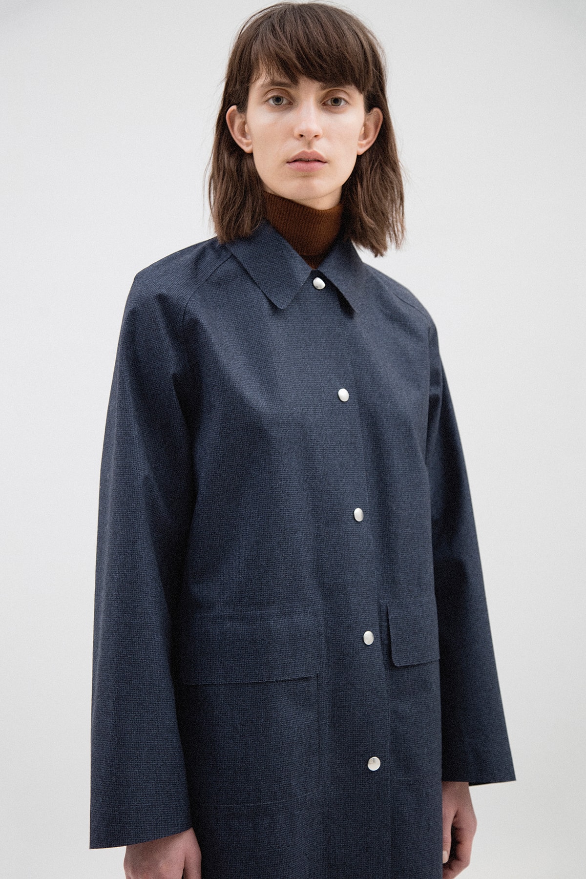 Norse Projects Fall/Winter 2018 Collection Lookbook Button-Up Shirt Navy