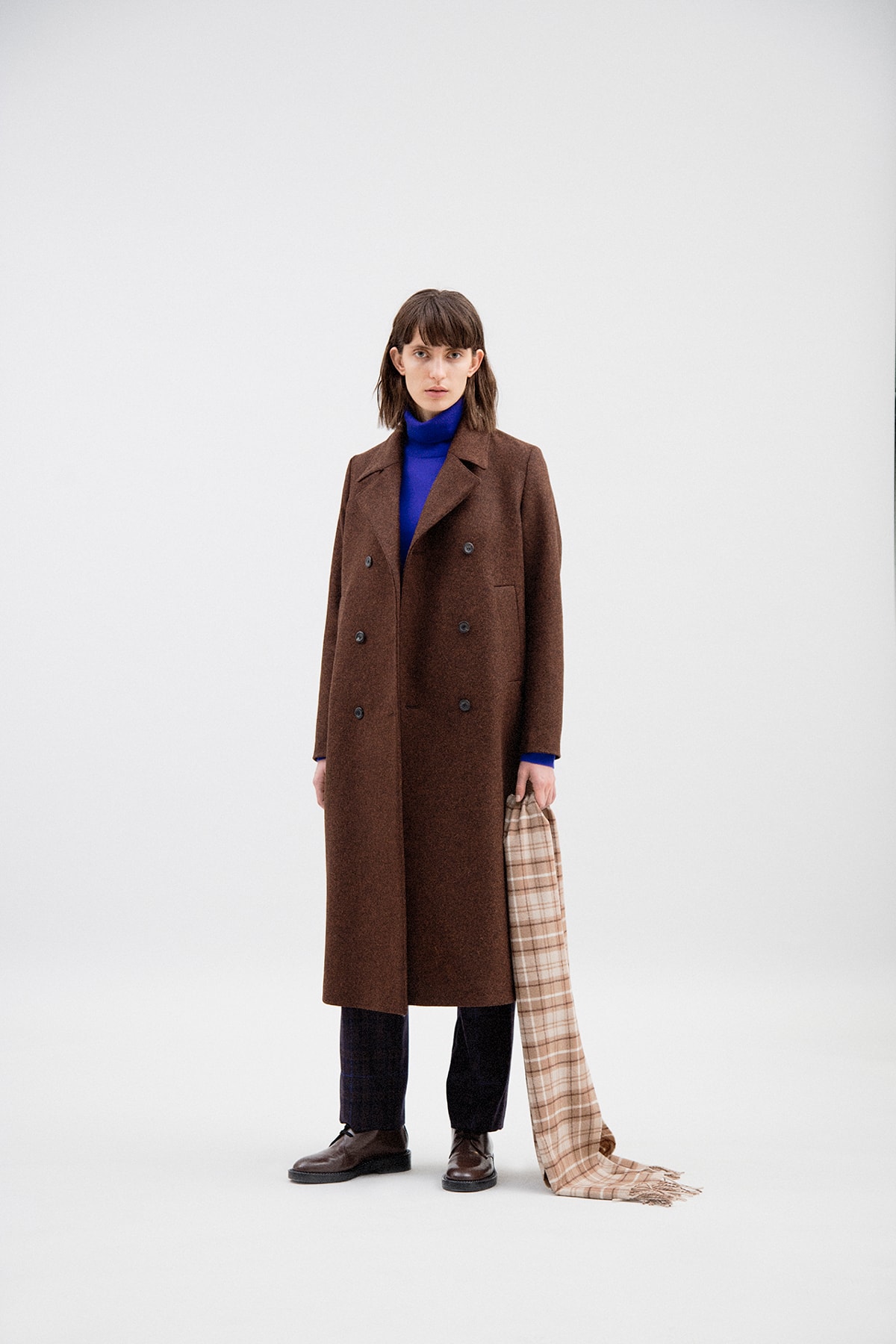 Norse Projects Fall/Winter 2018 Collection Lookbook Birna Wool Coat Ombre