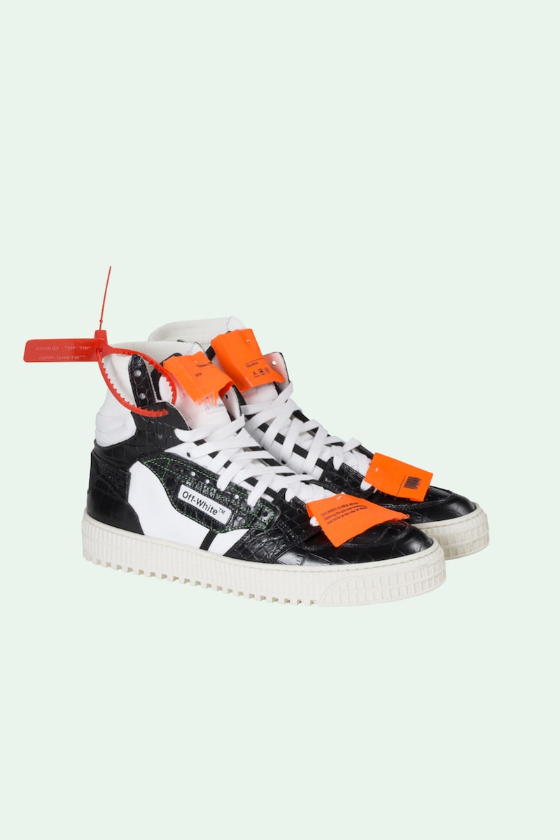 Off White Fall Winter 2018 Pre-Order Collection Fashion Sneakers Shoes Bag Binder Clip Zip Tag