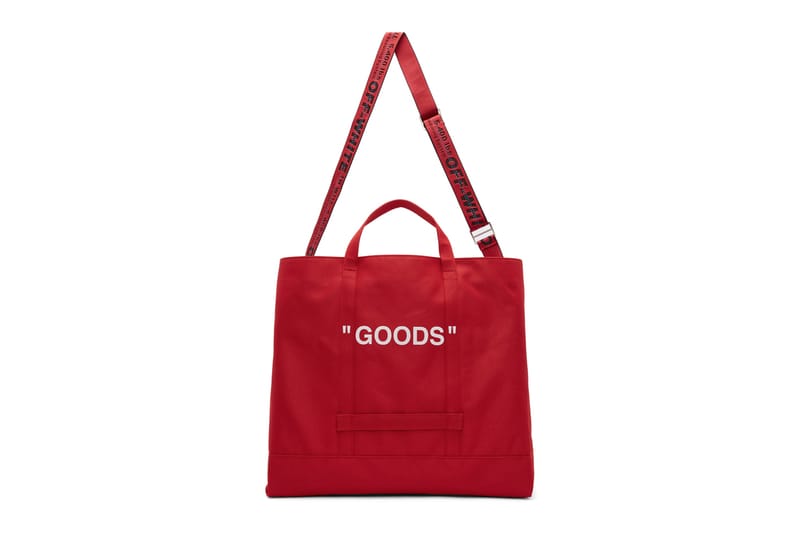 goods off white bag