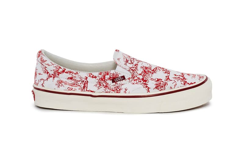 Opening Ceremony Vans Toile Slip On Red