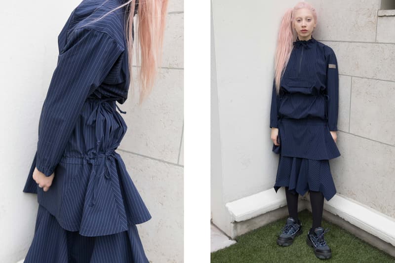 P.A.M. Fall/Winter 2018 Lookbook Ebb and Flow Dress Navy