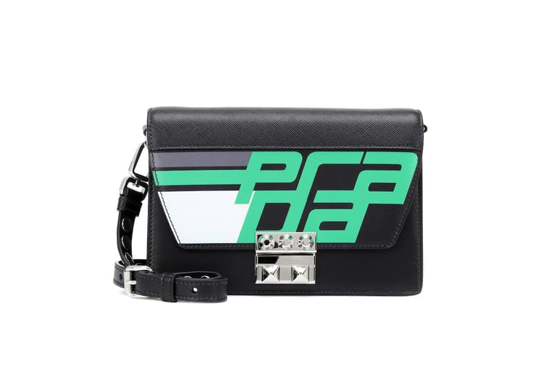 Prada Elektra Bag Fall/Winter 2018 Sporty Print Black Leather