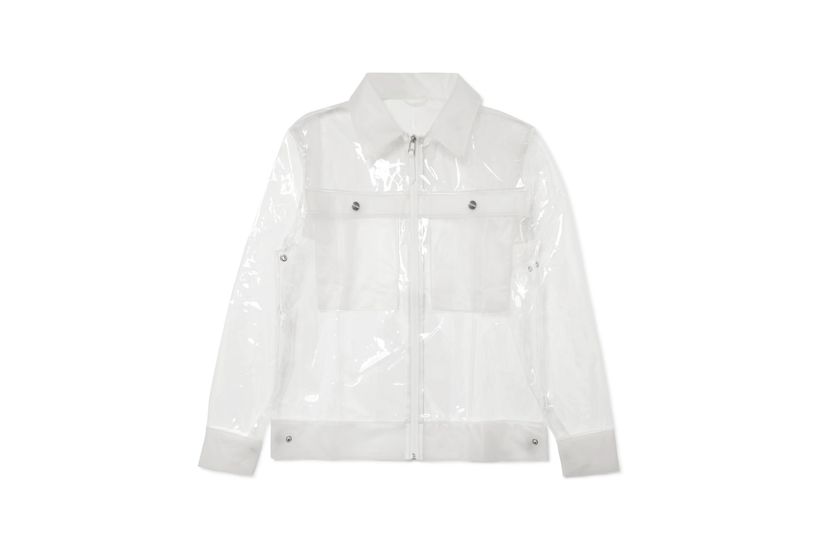 Rains x Net-a-Porter Capsule Collection Glossed TPU Jacket Clear