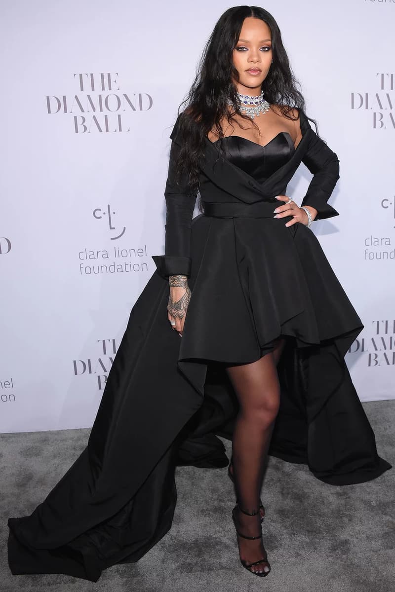 Rihanna Diamond Ball 2017 Ralph & Russo Gown Black