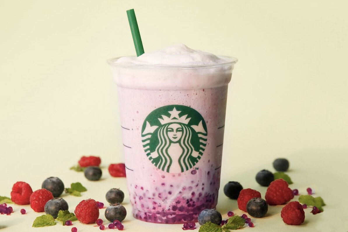 Starbucks Indonesia Singapore Açaí Mixed Berry Yogurt Frappuccino