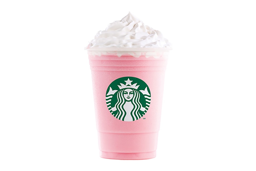 Starbucks Mexico Bubblegum Cotton Candy Pink Blue Back To The Flavor Frappuccino