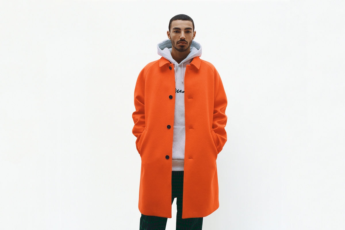 Supreme Fall/Winter 2018 Lookbook Pea Coat Orange