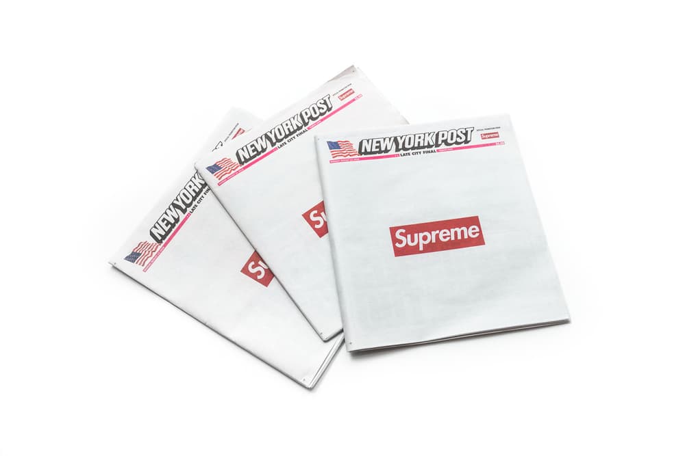 Supreme The New York Post Fall Winter 2018