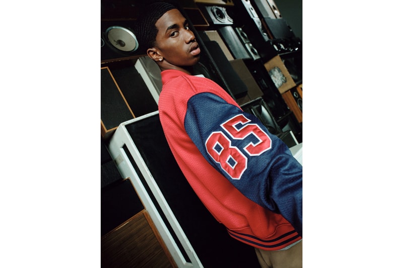 Tommy Jeans Fall/Winter 2018 Campaign Christian Combs Bomber Jacket Red Blue