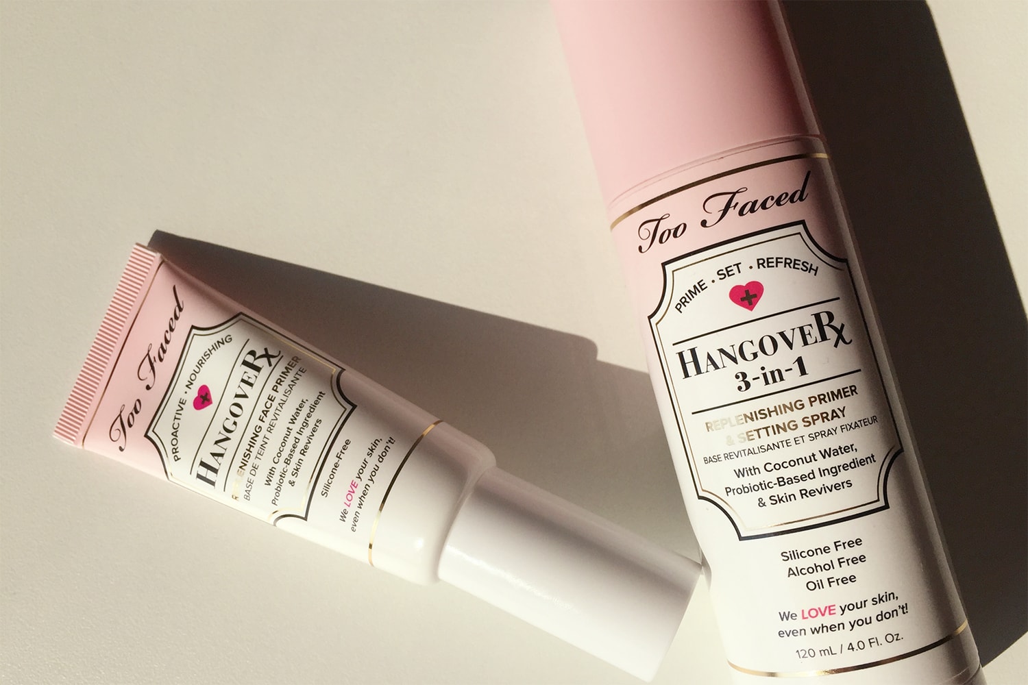 Too Faced Hangover 3-in-1 Replenishing Primer Setting Spray Review Beauty Makeup Cosmetics Face