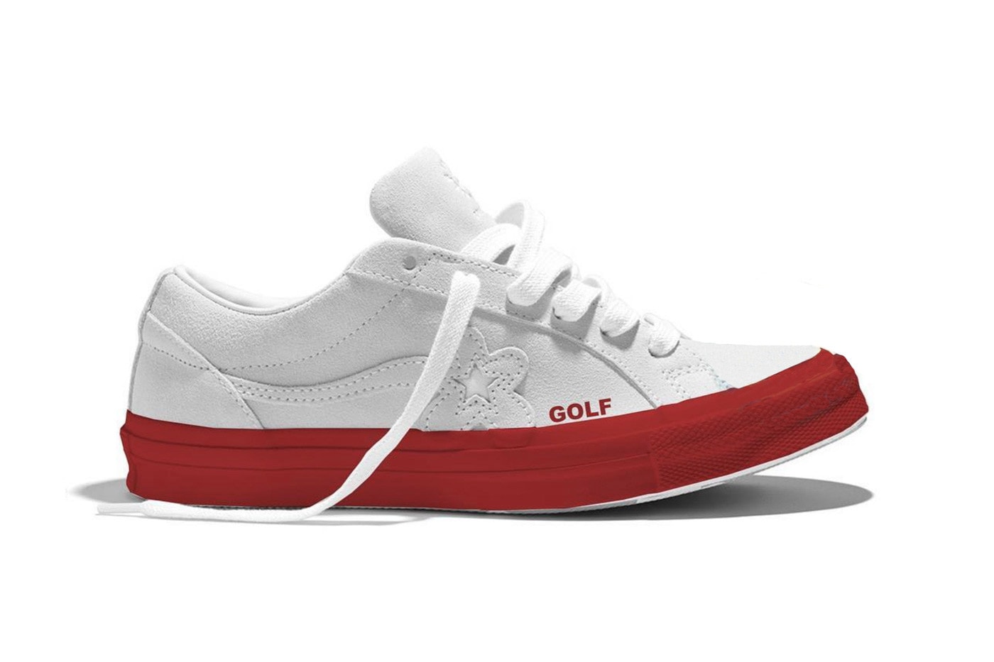 Tyler, the Creator Golf Le Fleur Converse One Star Lollapalooza Unreleased White Red Sneaker Shoe