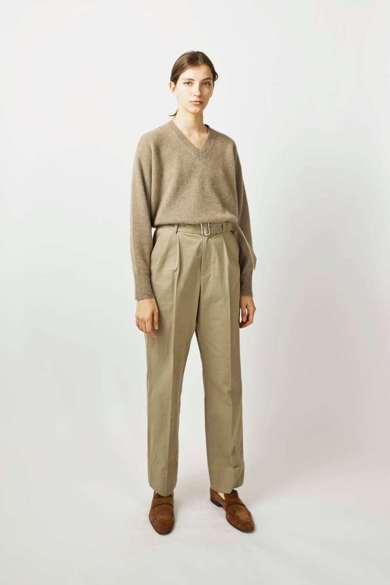 undecorated Fall/Winter 2018 Lookbook Sweater Trousers Khaki