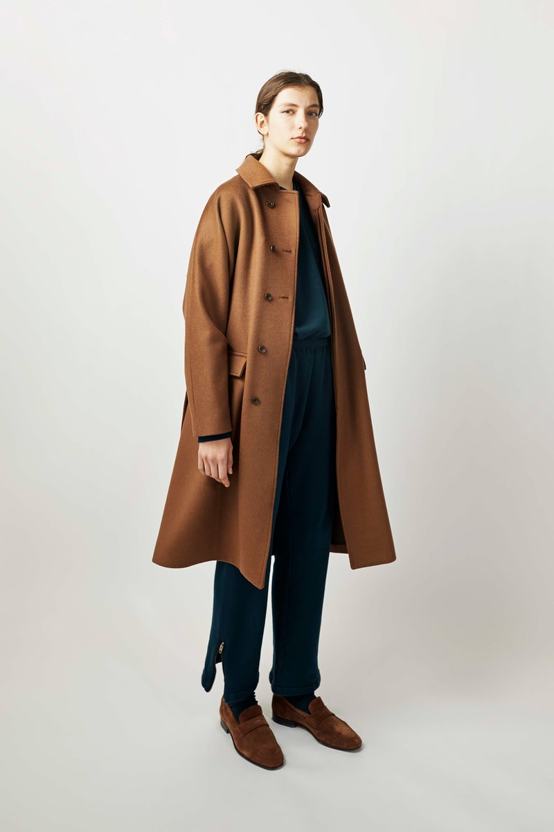 undecorated Fall/Winter 2018 Lookbook Coat Brown Trousers Shirt Black