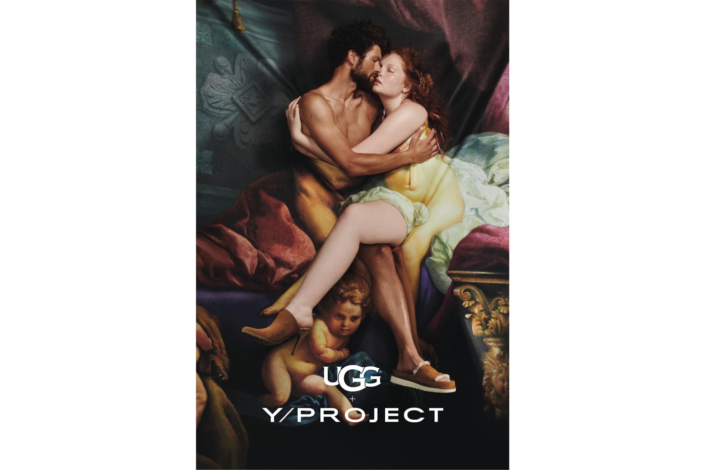 Y/Project x UGG Footwear Campaign Classic Coquette Slide Classic Mule Brown