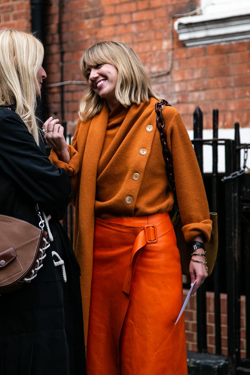 London Fashion Week Street Style Streetsnaps Spring Summer 2019 LFW