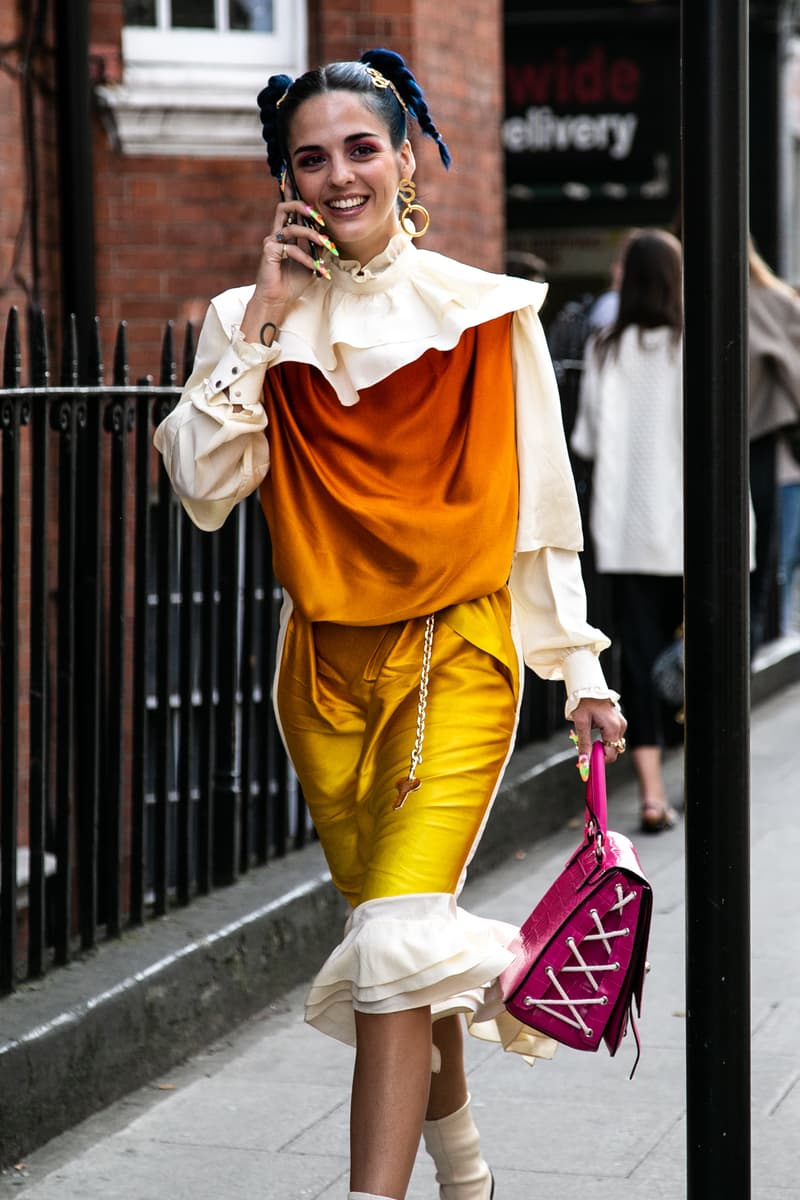 London Fashion Week Street Style Streetsnaps Spring Summer 2019 LFW